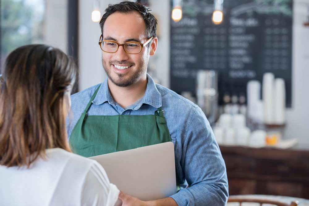 getting a job at a restaurant