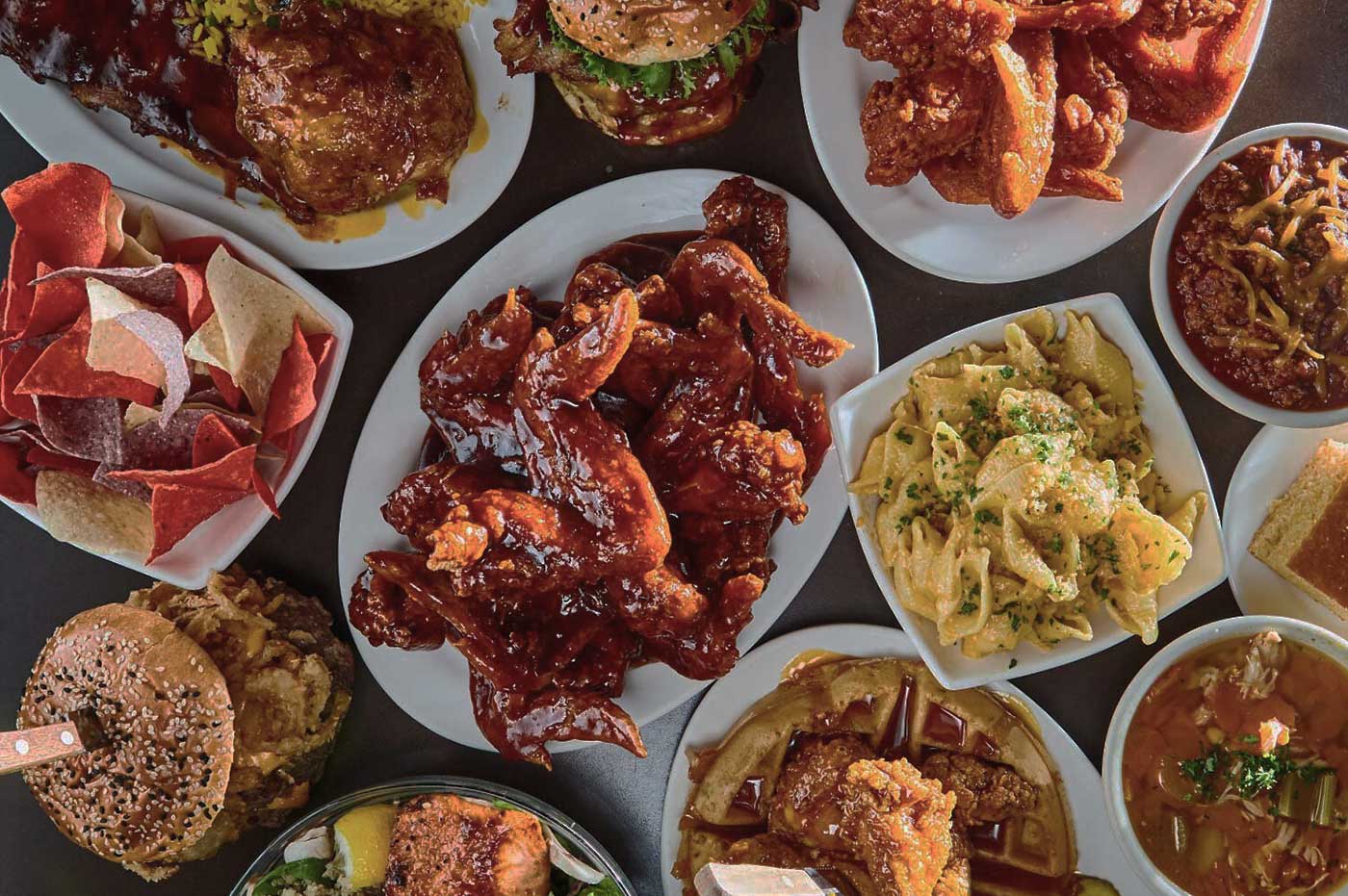 Infographic Dallas BBQ Background
