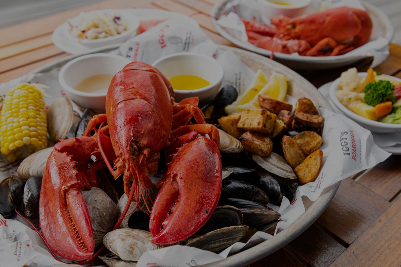 Iggy's Boardwalk - Lobster dinner
