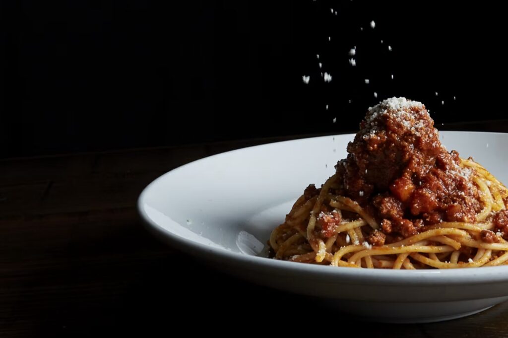Mama's Meatball Infographic background
