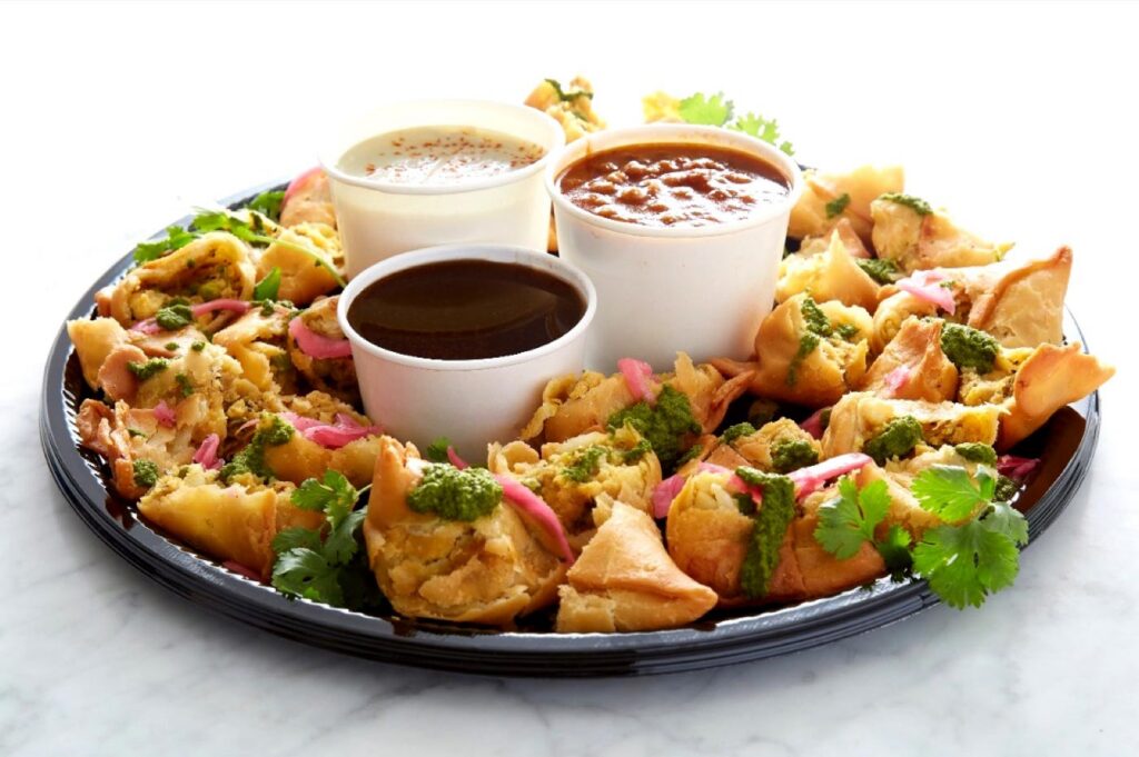 Infographic Kasa Indian Eatery background